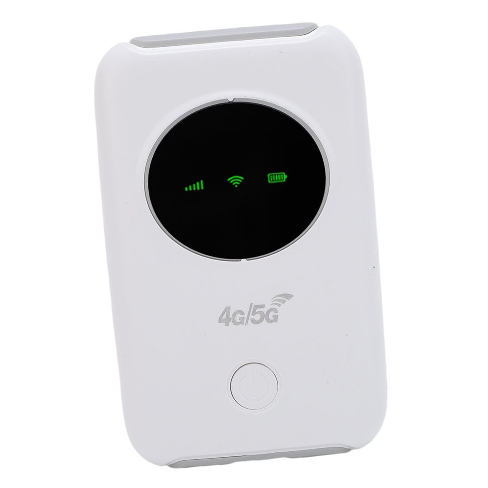 Bewinner Unlocked Mobile WiFi Hotspot, 4G 5G LTE Router, 300Mbps Portable Travel WiFi Router with SIM Card Slot, 10 Connected Devices, LED Screen