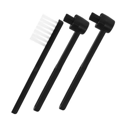 Toyvian 3pcs Bristles for Dual Use Stylus and Record Cleaning Static Design for Enhanced Audio Clarity and Dust Protection