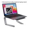tanyunji001 Laptop Stand, Aluminum Laptop Stand for Desk, Cooling Riser for 10-15.6" Laptops,Office Desk Accessories(Silver) view 3