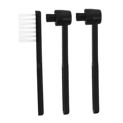 Milisten 3pcs Turntable Stylus Cleaning Brush Bristles Record Cleaner for Stylus Grooves Antistatic Design Convenient Hanging Storage for Easy Maintenance