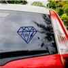 (2 Pcs Navy Blue 13.1'' x 11.0'') - No Background - Waterproof of Diamond Comic Sticker Decal for Laptops, Water Bottles, Cars, Trucks, Wall Ideal Gift - 925VER1K15206AB view 1