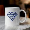 (2 Pcs Navy Blue 13.1'' x 11.0'') - No Background - Waterproof of Diamond Comic Sticker Decal for Laptops, Water Bottles, Cars, Trucks, Wall Ideal Gift - 925VER1K15206AB view 2