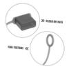jojofuny 30pcs USB Port Cover Silicone Dust Plugs for Computer Charging Cable Protection Easy Installation Black Caps for USB Ports Headphones and Electronics view 3