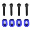 Blue 4Pcs Fixing Motor Base Reinforcement for TRAXXAS 1/5 X-Maxx 6S/8S b view 4