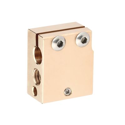 Brass Volcano Heater Block Hotend Head for E3D Hotend V6 Extruder PT100 Accessory b
