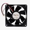 08025SA-12R-ET DC 12V 0.50A 80x80x25mm 3-Wire Inverter Cooling Fan view 1
