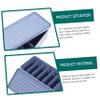 Uonlytech Japanese Style Desktop Cable Organizer Box for USB Cables Mobile Chargers and Power Cords Dustproof Wire Storage Case and Mobile Chargers view 3