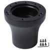 1 Set Metal Steering Wheel Adapter for Golf Cart Club Car Precedent&Tempo Black b view 1