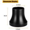 1 Set Metal Steering Wheel Adapter for Golf Cart Club Car Precedent&Tempo Black b view 3