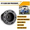 1 Set Metal Steering Wheel Adapter for Golf Cart Club Car Precedent&Tempo Black b view 4