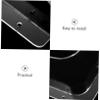 STOBOK Doorbell Cover Hood: Access Control Cover Protector doorbell Shell Control Keypad Shield Transparent view 3