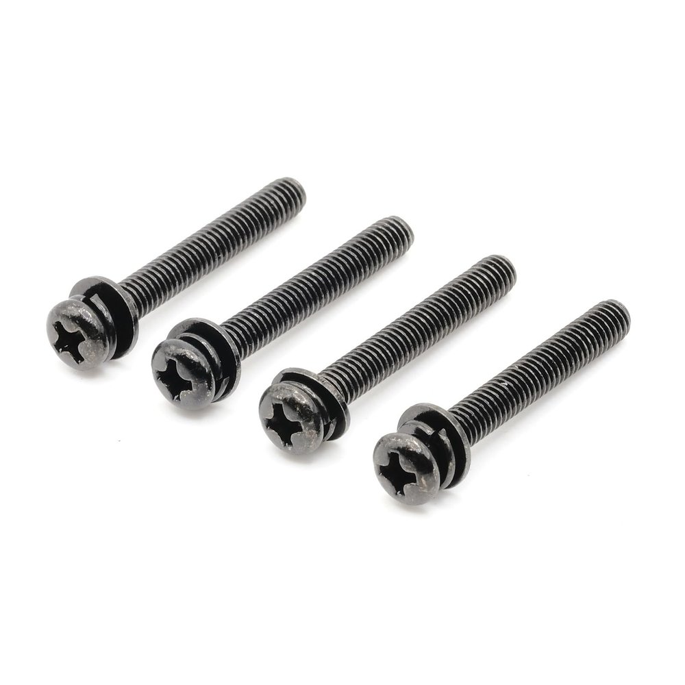 ReplacementScrews Stand Screws Compatible with LG OLED65B5YUA - 65 Inch B5 Series TV - Complete Feet/Legs Screw Set (Pack of 4)