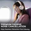 ARTIX CL750 Wired Headphones with Mic & Volume Control  Noise Isolating On-Ear Headphones for Computer and Laptop Wired, Plug in Corded Headphone with Wire (Foldable, Aux Jack 3.5mm) view 3