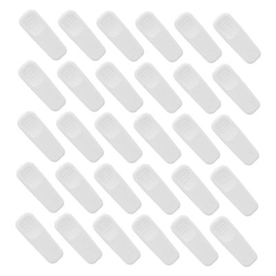 DIYEAH 60PCS Earphone Wire Clips Plastic Cable Organizers for 2mm Diameter Headphone Wires Tangle-Free Management Clips for Desk and Home Use