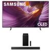 SAMSUNG QN55S85FAFXZA 55 Inch OLED HDR 4K Smart TV with a HW-B630F B-Series Soundbar 3.1 Ch and Subwoofer with Dolby Audio (2025) view 1