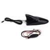 Keenso 12V Car Fin Antenna, Magnetic Silicone splashproof AM FM Roof Mast, Better Signal Reception for, Black view 1