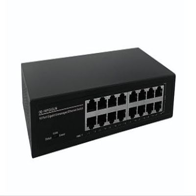 0E-16PGIGUN 16-Port Gigabit Unmanaged Ethernet Switch