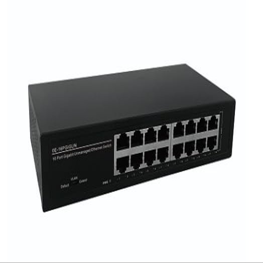 0E-16PGIGUN 16-Port Gigabit Unmanaged Ethernet Switch