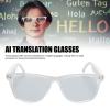 GOWENIC Smart Translation Glasses with Microphone Speaker, Anti Blue Languages Real Time Translation Sunglasses for Music Travel Calling, Real Time Video Translator Glasses view 2