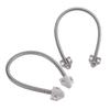 MAGICLULU 2pcs Access Wire Protector: Armored Flexible Door Loop Cord with Stainless Steel Exposed Mount Sleeve and Gooseneck for Video Line Door Lock Access Control Systems view 1