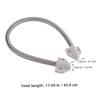 MAGICLULU 2pcs Access Wire Protector: Armored Flexible Door Loop Cord with Stainless Steel Exposed Mount Sleeve and Gooseneck for Video Line Door Lock Access Control Systems view 2