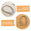 MAGICLULU 2pcs Access Wire Protector: Armored Flexible Door Loop Cord with Stainless Steel Exposed Mount Sleeve and Gooseneck for Video Line Door Lock Access Control Systems view 3