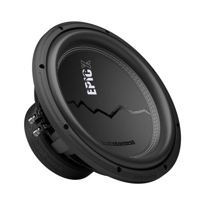 AudioControl EPICX Series Car Audio 12" Subwoofer Speaker, Dual Voice Coil (DVC), StreetBass, 500 Watt RMS/750 Watt Max, Dual 2 Ohm, Pro Audio Loud