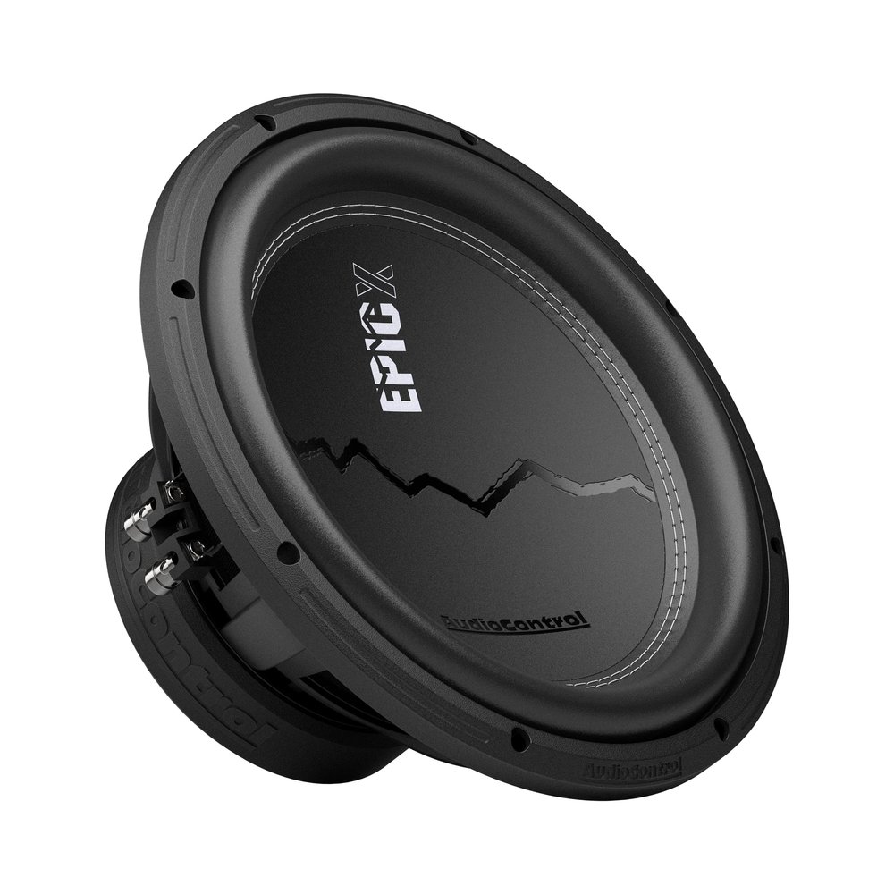 AudioControl EPICX Series Car Audio 12" Subwoofer Speaker, Dual Voice Coil (DVC), StreetBass, 500 Watt RMS/750 Watt Max, Dual 2 Ohm, Pro Audio Loud