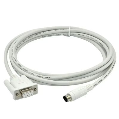 ATUUKOPC OP320-FX for MD204L OP320 OP320-A TG TH Touch Panel HMI Connect FX Series PLC Programming Cable MD204-FX(White Colour,2M)