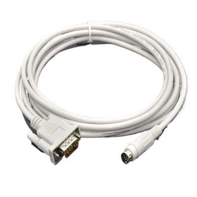 ATUUKOPC Suitable MT6000 SeriesToch Screen Connect to FX Series PLC Programming Cable MT6000-FX MT8000-FX(White Color)