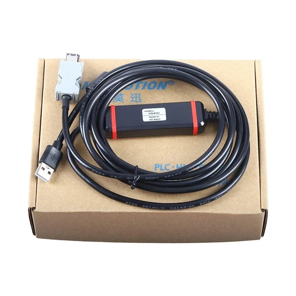 ATUUKOPC Communication Programming Cable USB-KNX3 for KNX3-KAP2 Servo KINETIX3 USB Debugging Download Data Wire