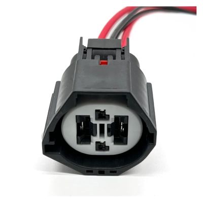 4Pin Car Radiator Fan Plug with Cable Electronic Waterproof Connector Harness Fit for Ford Focus Volvo Land Rover 7283-8497-90 (Color : 4P Wire Harness, Package : 1Pc)