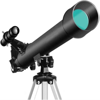 50mmAstronomy Telescope,Portable Lightweight Refractor Telescope - Coated High-Definition Eyepiece - Ideal Telescope for Beginners
