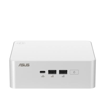 ASUS NUC 15 Pro+ Full System Mini PC with Intel Series 2 Core Ultra 5 225H, 16GB DDR5 RAM, 512GB SSD, Thunderbolt 4, Wi-Fi 7, Bluetooth 5.4, Win 11 Home, Toolless Silver Aluminum Chassis, VESA Mount