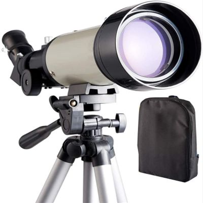 Outdoor Telescope,Telescope for Kids,Adults and Beginners,70mm Aperture 400mm Astronomical Refractor Telescope,PortableTelescope W