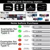 WAVLINK DisplayLink Docking Station 3 Monitors with 130WPD Power Adapter, USB C Laptop Dock for M1/M2/M3/M4/Mac and Windows, Thunderbolt 4/3 view 4