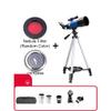70mm Aperture 400mm AZ Mount Astronomy Telescope,Refractor Telescope for Kids Adults and Beginners,PortableTelescope, with Carry B view 2
