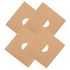 COLLBATH 4Pcs Record Sleeves Protective Paper Sleeves with Air Circulation for Storage Transport Stylish Design for Music Lovers Thick Material view 1