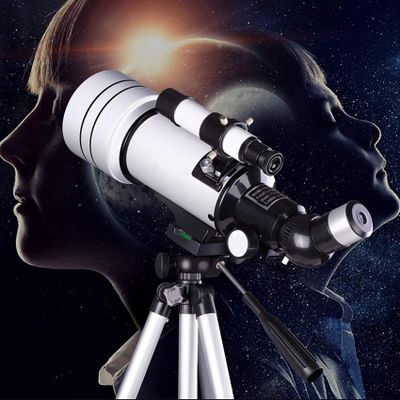 500mm Focal Length Mount Astronomical Refracting Telescope,70mm Refractor Telescope with Tripod & Finder Scope,HD Low Light Night