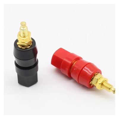 POWTAXBJGD 1pair(Black+red) Terminals Red Black Connector Amplifier Terminal Binding