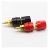 POWTAXBJGD 1pair(Black+red) Terminals Red Black Connector Amplifier Terminal Binding view 2
