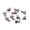 10Pcs SS24E01-G5 Slide Switches Vertical 0.5A 10 Pin 4 Position Toggle view 1