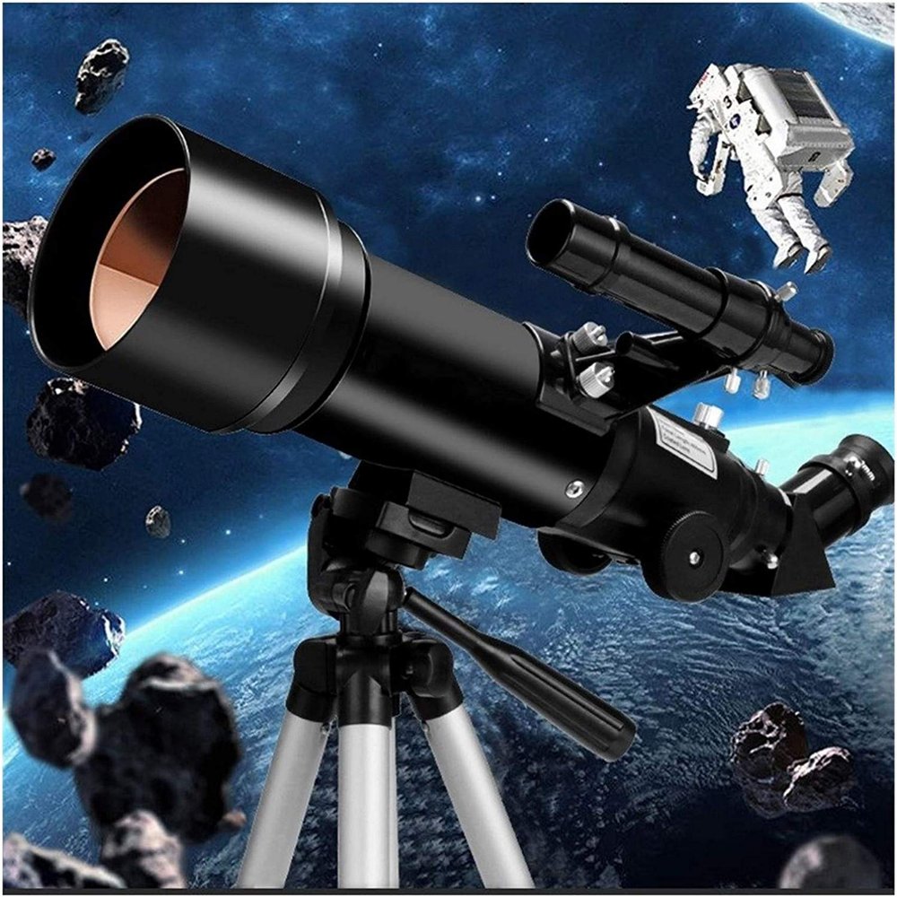 Astronomical Telescope,telescopes for Astronomy Beginners,Kids Telescope,70mm Aperture 400mm AZ Mount Refractor Telescope,The (Col