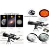 Astronomical Telescope,telescopes for Astronomy Beginners,Kids Telescope,70mm Aperture 400mm AZ Mount Refractor Telescope,The (Col view 4