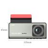DirectNine Basics 3 Channel Dash Cam Front and Rear Inside, 2.0" IPS Screen Car Accessories, G-Sensor, Night Vision Loop Recording, Motion Detection, Heatproof, 1080K+720P+720P Dash Camera for Cars (A7) view 4