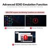 AV Access iDock P10 KVM Docking Station Dual Monitor for Laptop & Desktop, KVM Switch 2 Monitors 2 Computers with Ethernet, EDID, 4K@60Hz Dual HDMI Display, 4xUSB-A, 1xUSB-C, Power Supply for Laptop view 4