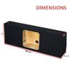 15" Single Sealed solobaric sub Box, fits 96-24 Expedition (w/3rd Row seat) Speaker Box car Audio subwoofer Enclosure view 3