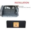 15" Single Sealed solobaric sub Box, fits 96-24 Expedition (w/3rd Row seat) Speaker Box car Audio subwoofer Enclosure view 4