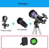 Children's Astronomical Telescope, Telescope,70mm Aperture 400mm AZ Mount Astronomical Refractor Telescope,The (Color : Package 1) view 2