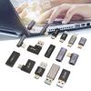 16Pcs USB Adapters Kit Aluminium Alloy Multi Angle USB 3.0 3.1 Type C Converters for Phone Computer Peripherals Data Charging view 2